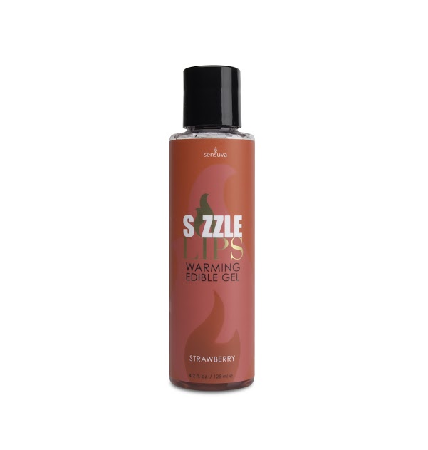Sizzle Lips Warming Gel Strawberry 4.2 oz