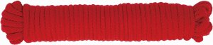 Bondage Soft Rope 33Ft Red
