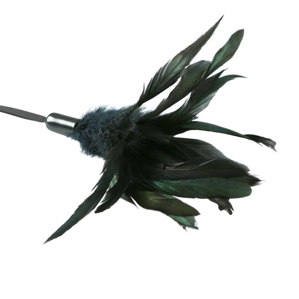 Premium Pleasure Feather Black Body Tickler