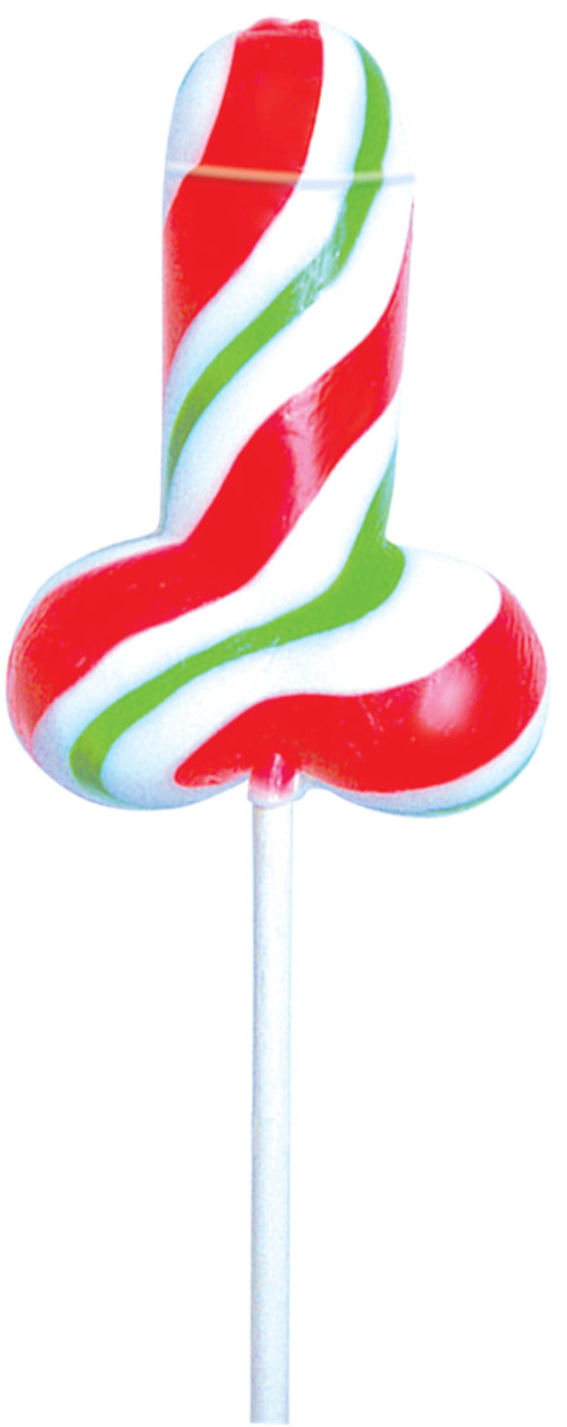 JINGLE BALLS HOLIDAY COCK POPS 12PC DISPLAY