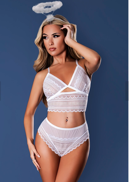 D289 Dress Up Angel of Desire Lingerie Costume