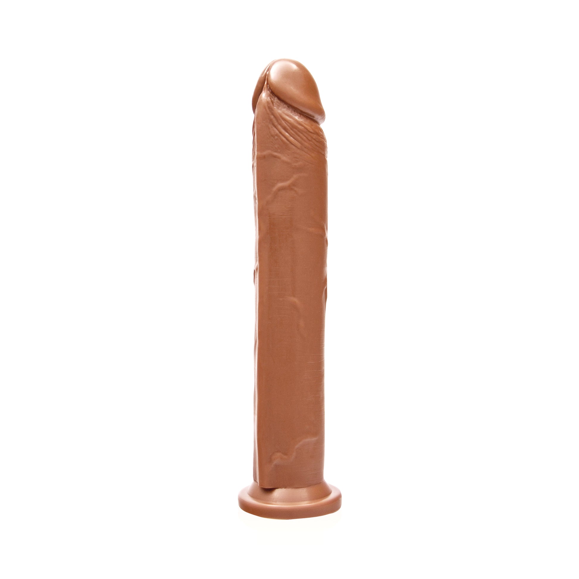 Cock W/Suction Caramel 10In