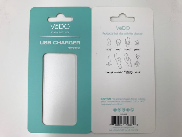 Vedo USB Charger B (izzy Roq Roco Yumi Bump Rockie Kinky Plus Kimi)