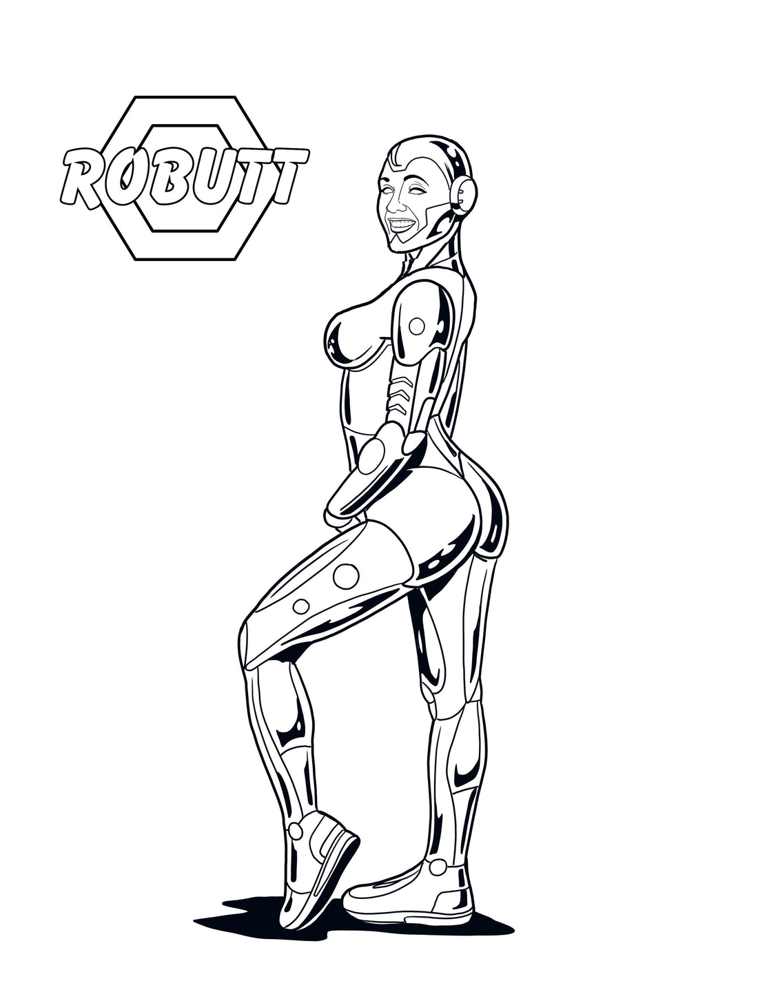 SEXY BUTTS ADULT COLORING BOOK (NET)