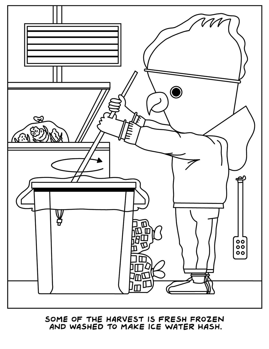 A VISIT TO THE CANNABIS FARM COLORING BOOK (NET)