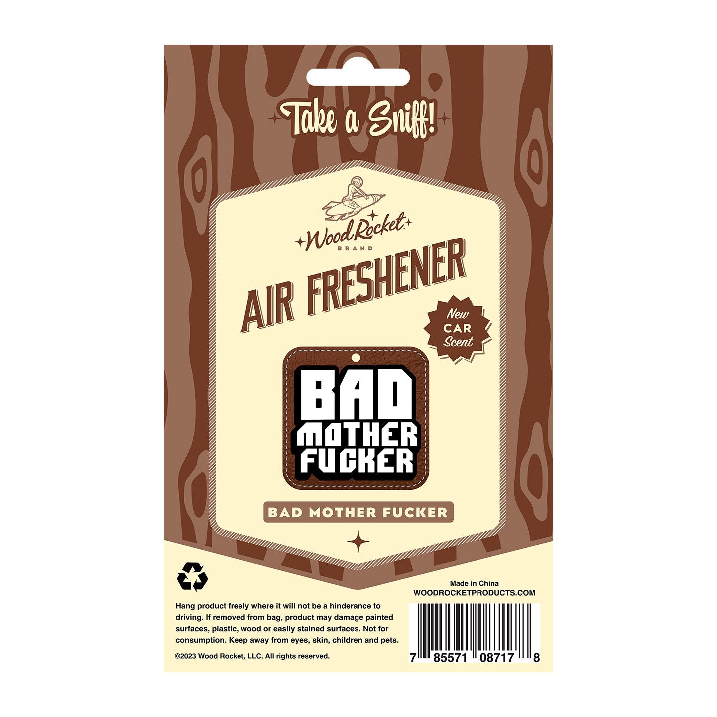 Bad Mother Fucker Air Freshener (Net)