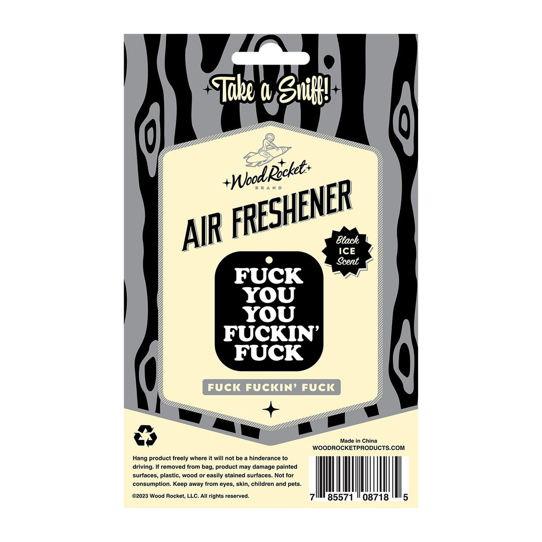 Fuck You You Fucking Fuck Air Freshener (Net)