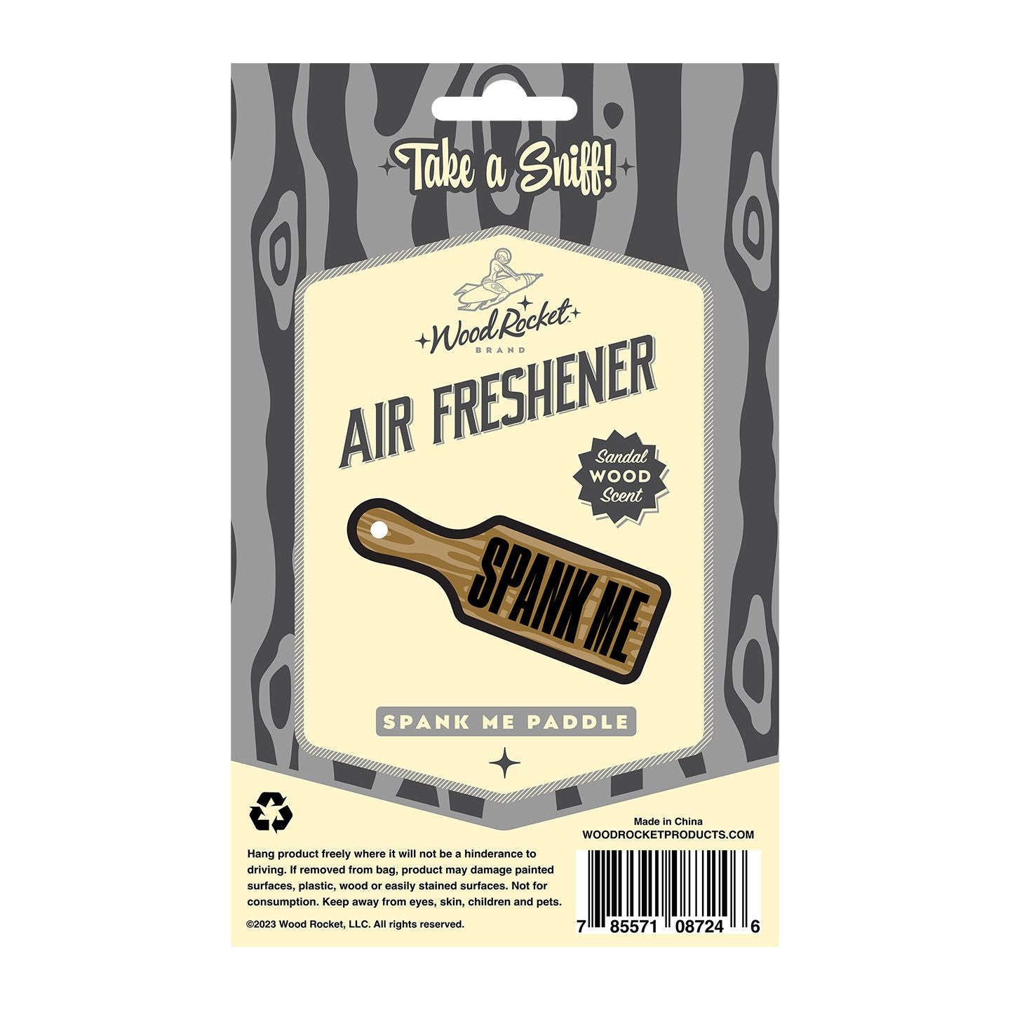 Spank Me Paddle Air Freshener (Net)
