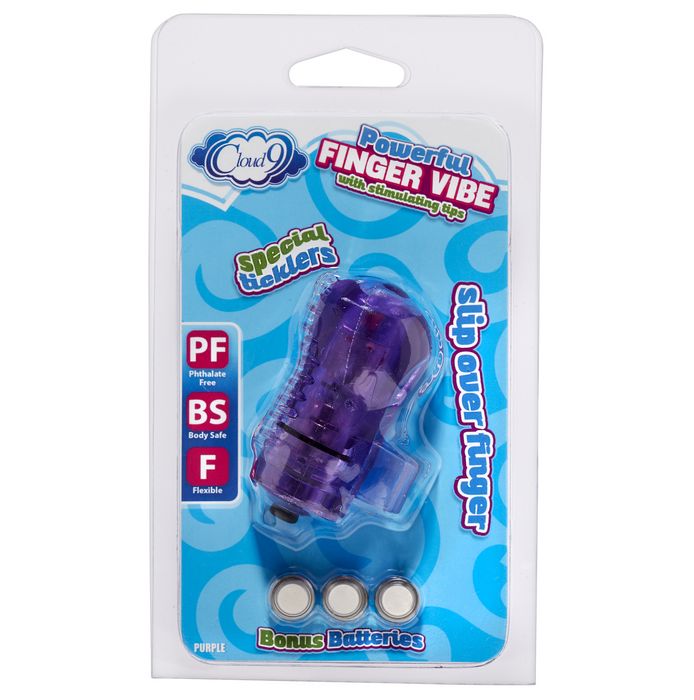 Cloud 9 Finger Vibe W/Stimulating Tips
