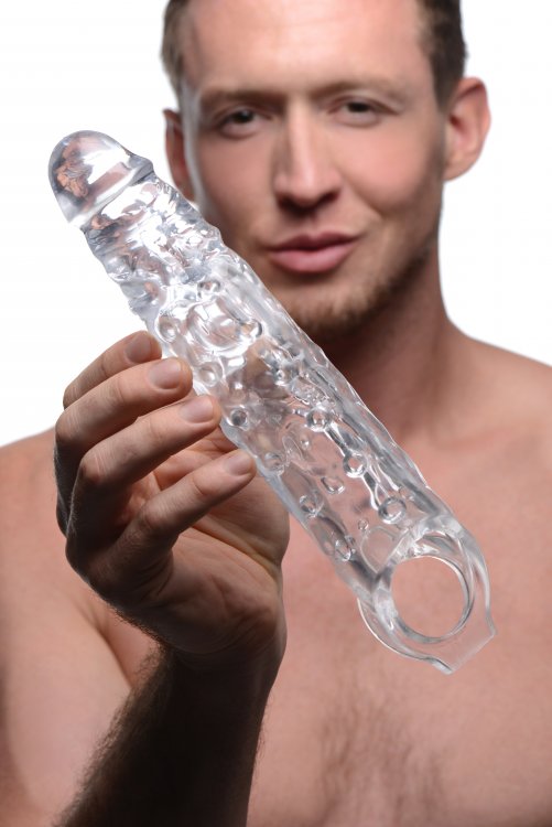 Size Matters 3IN Clear Penis Extender Sleeve