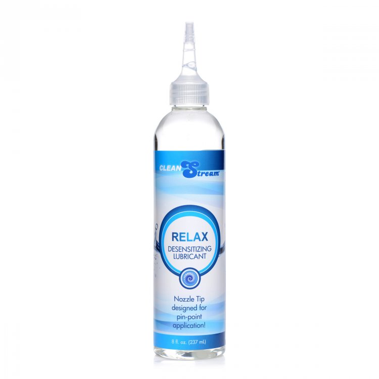 Cleanstream Relax Anal Lube Desensitizing W/ Tip 8OZ