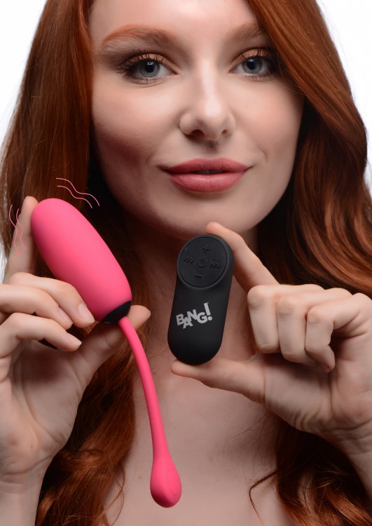 BANG! 28X PLUSH EGG & REMOTE CONTROL PINK