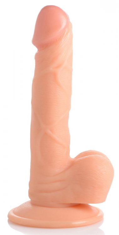 POP 6.5IN DILDO with BALLS LIGHT