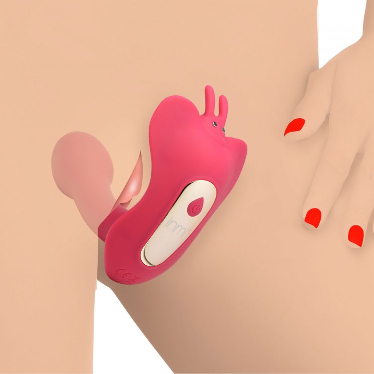 SHEGASM BUTTERFLY TEASE 10X CLIT SUCTION STIM with REMOTE