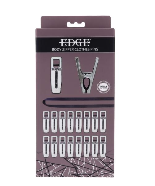 Edge Body Zipper Clothes Pins