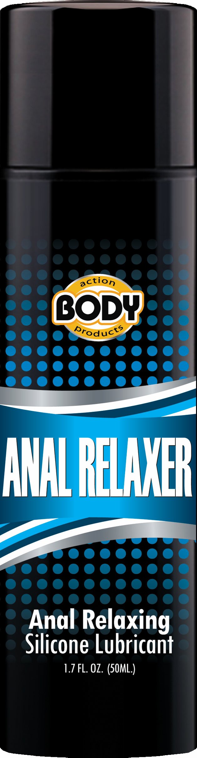 Body Action Anal Relaxer Silicone Lube 1.7Oz