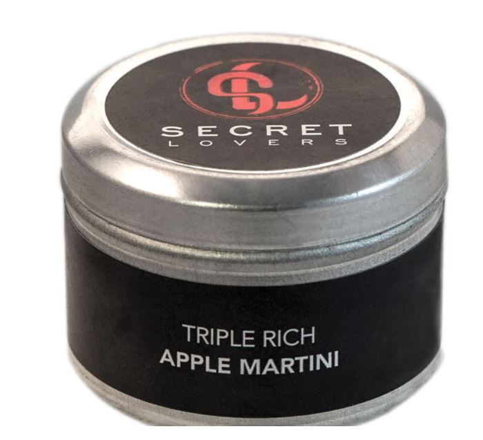 Secret Lovers Apple Martini Mini Edible Massage Candle 1Oz