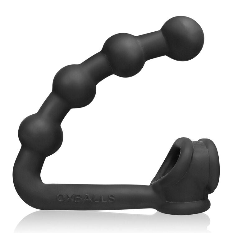 Buttballs Asslock & Cocksling Oxballs Silicone/TPR Blend Black Ice (Net)