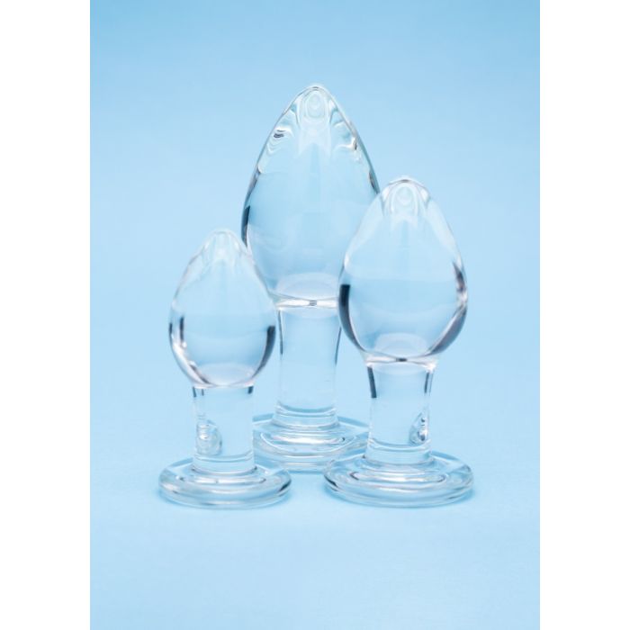 Clarity Glass Dildo Utopian Trinity