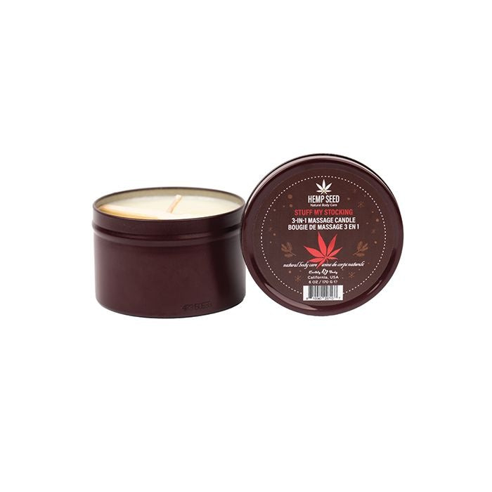 Hemp Seed 3-IN-1 Massage Candle Stuff My Stocking 6OZ