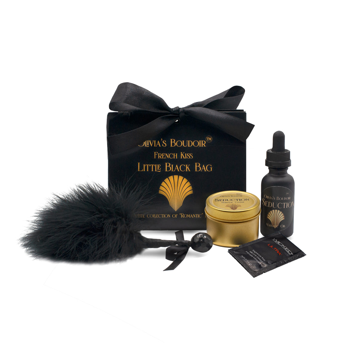 Little Black Bag French Kiss with Magnetic Closure