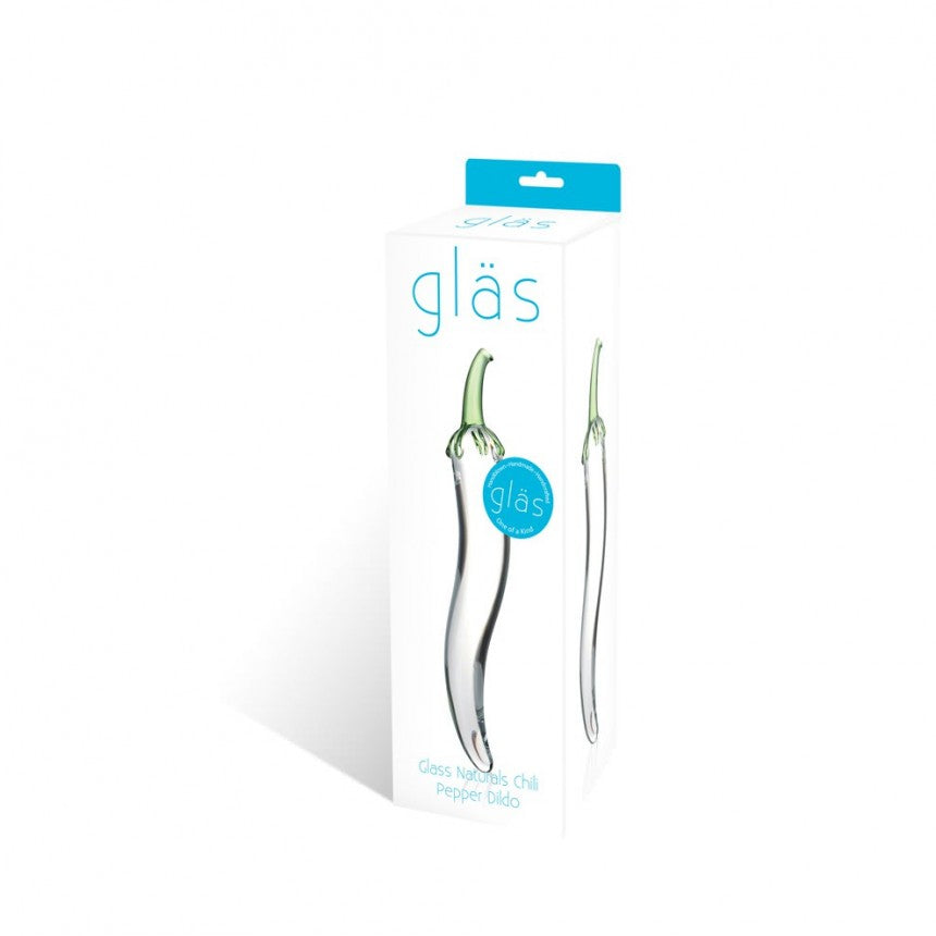 🌶️ Glass Naturals Chili Pepper Dildo – 8” - GLAS NATURALS CHILI PEPPER DILDO