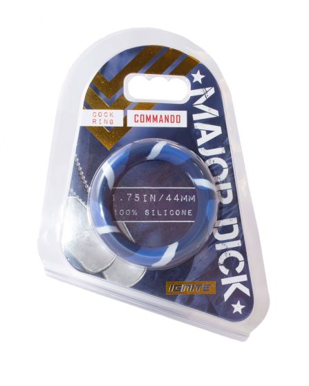Major Dick Commando Silicone Donut Blue Camo (1.75In./44Mm)