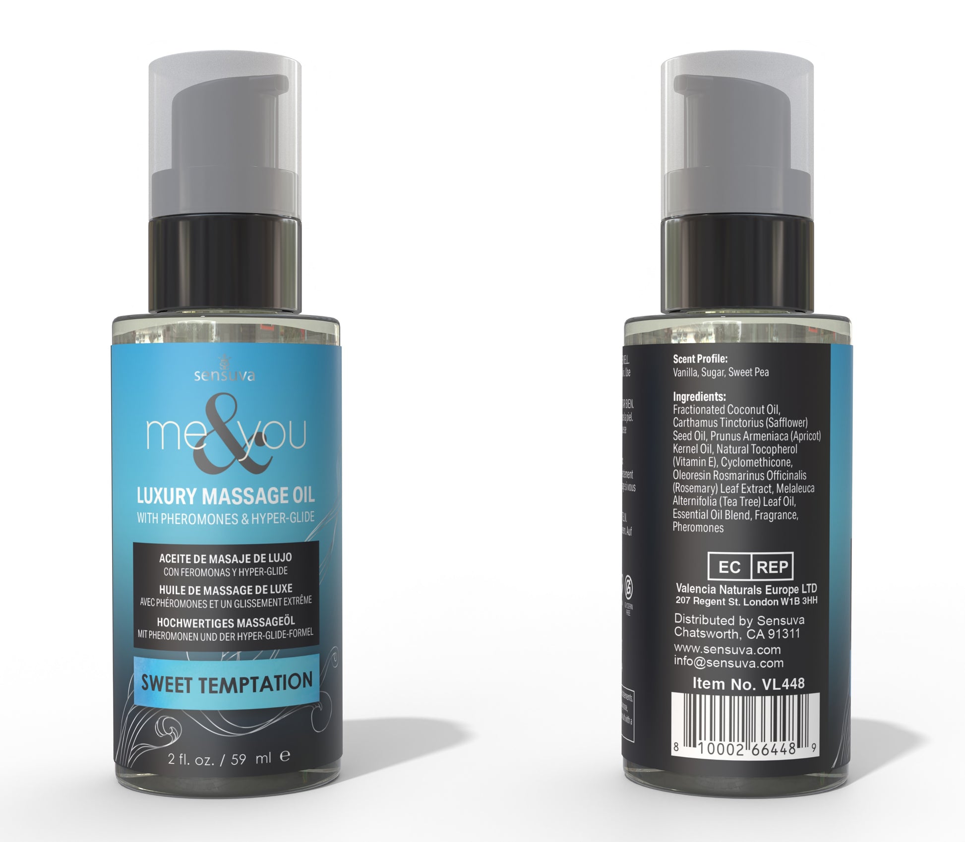 Me & You Massage Oil Sweet Temptation 2 oz