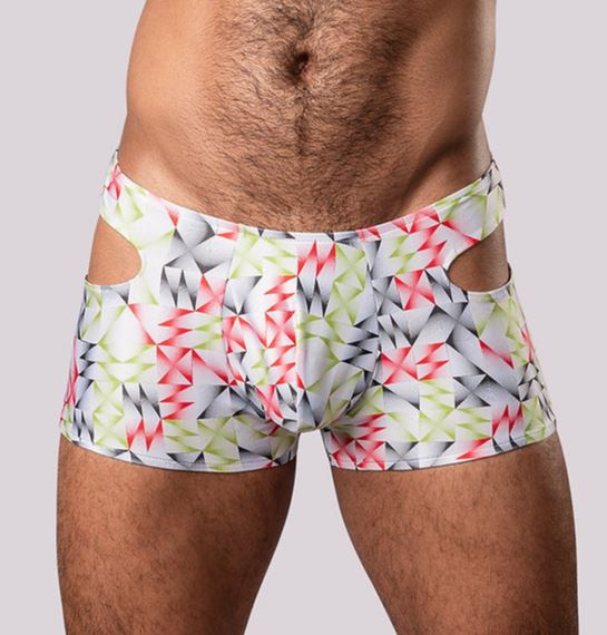CUT IT OUT! CUTOUT SHORT RED MEDIUM