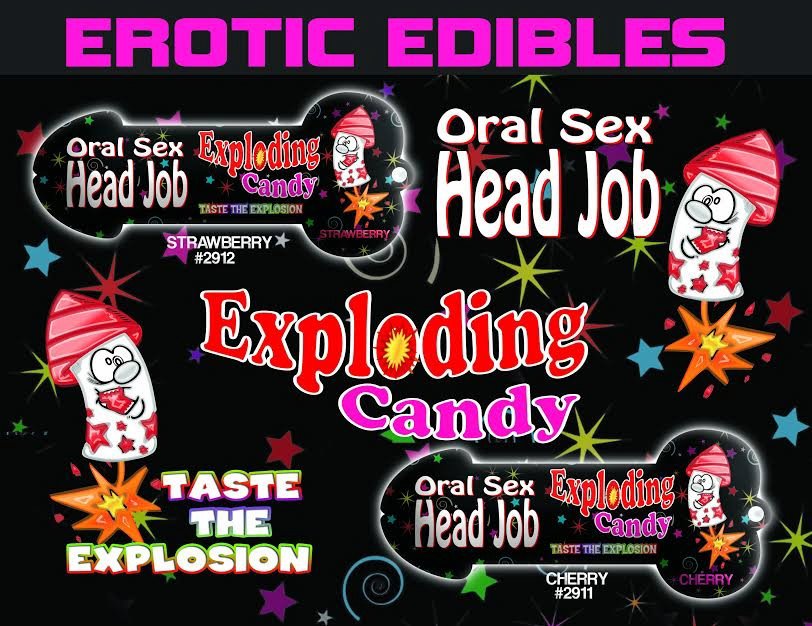 HEAD JOB ORAL SEX CANDY STRAWBERRY RED