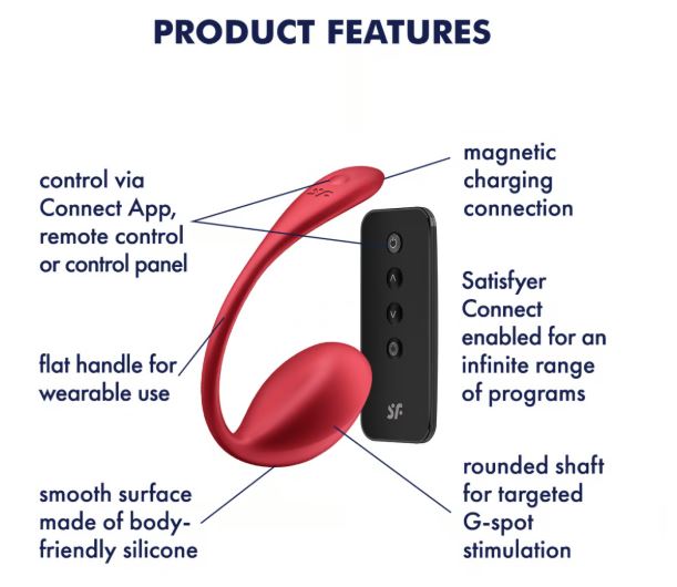 Satisfyer Shiny Petal Red (net)