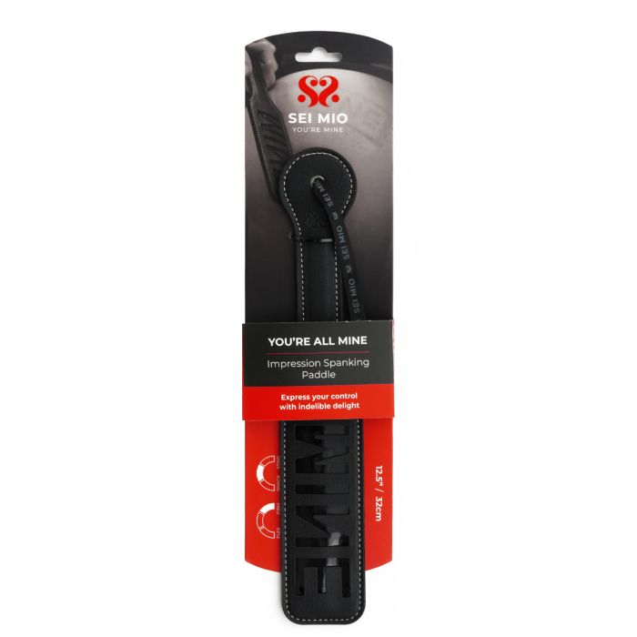 Sei Mio You'Re All Mine Mine Impression Spanking Paddle