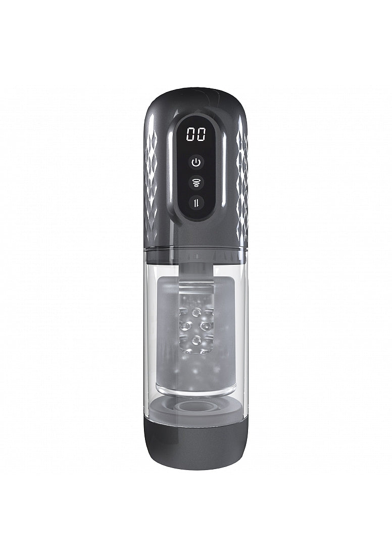 Pumped Vortex Masturbator Suction Rotation Thrusting Di