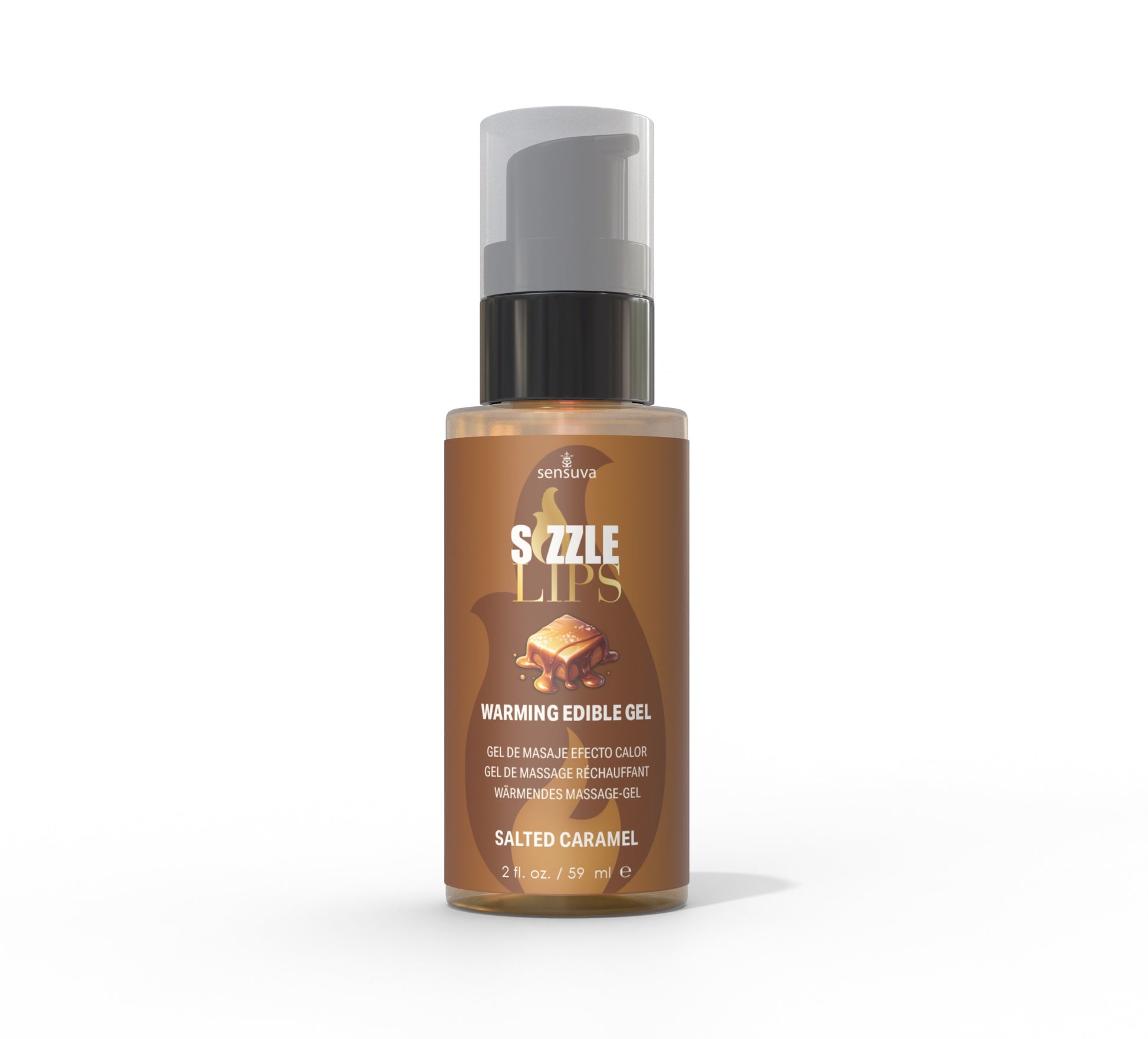 Sizzle Lips Warming Gel Salted Caramel 2 oz