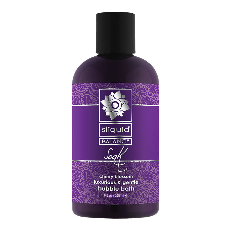 Sliquid Soak Bubble Bath Cherry Blossom 8.5 oz