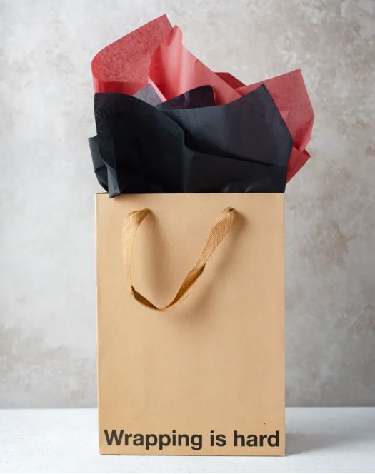 Wrappin Is Hard Gift Bag