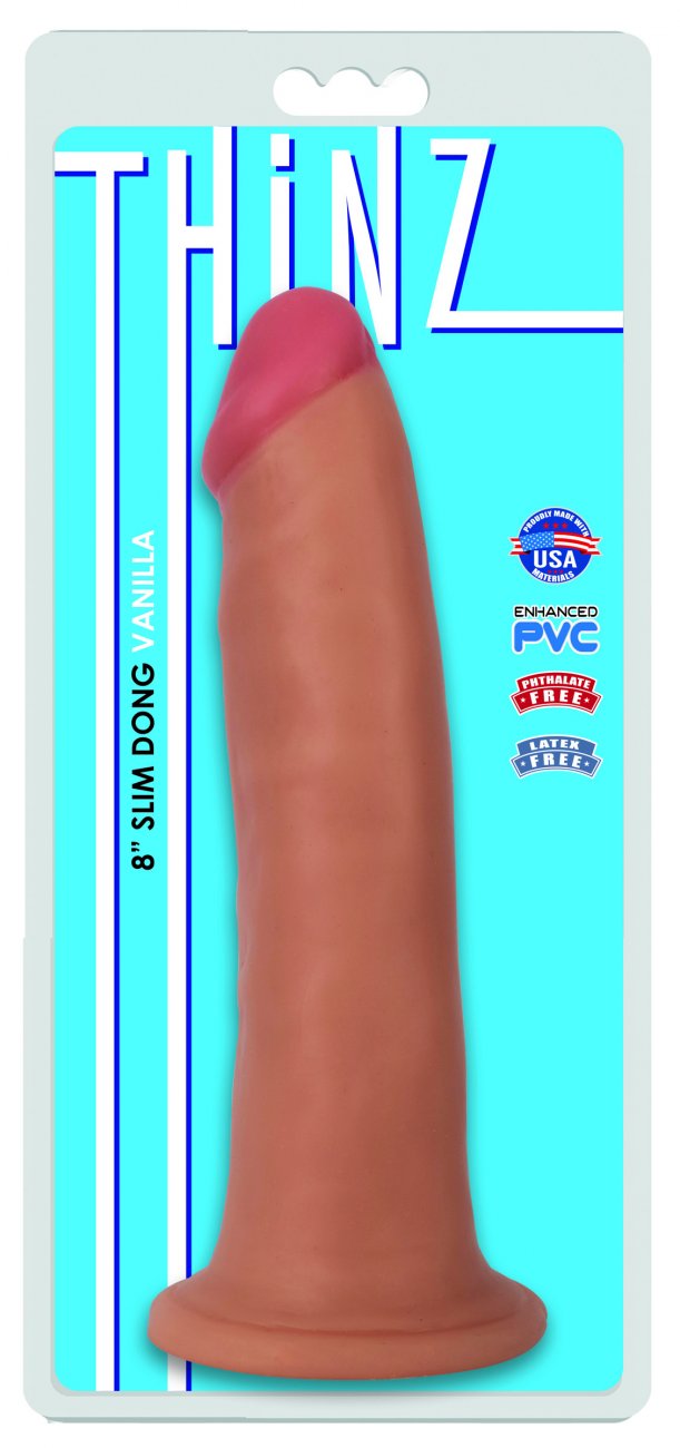 Thinz 8 Inch Slim Dildo- Light