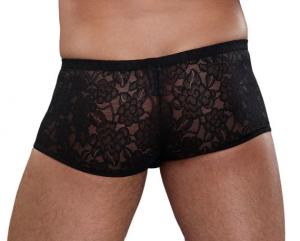 MINI SHORT STRETCH LACE BLACK LARGE