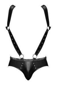 URANUS STUDDED HARNESS BLACK L/XL