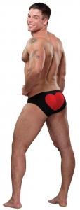 KISS MY HEART BIKINI BLACK O/S