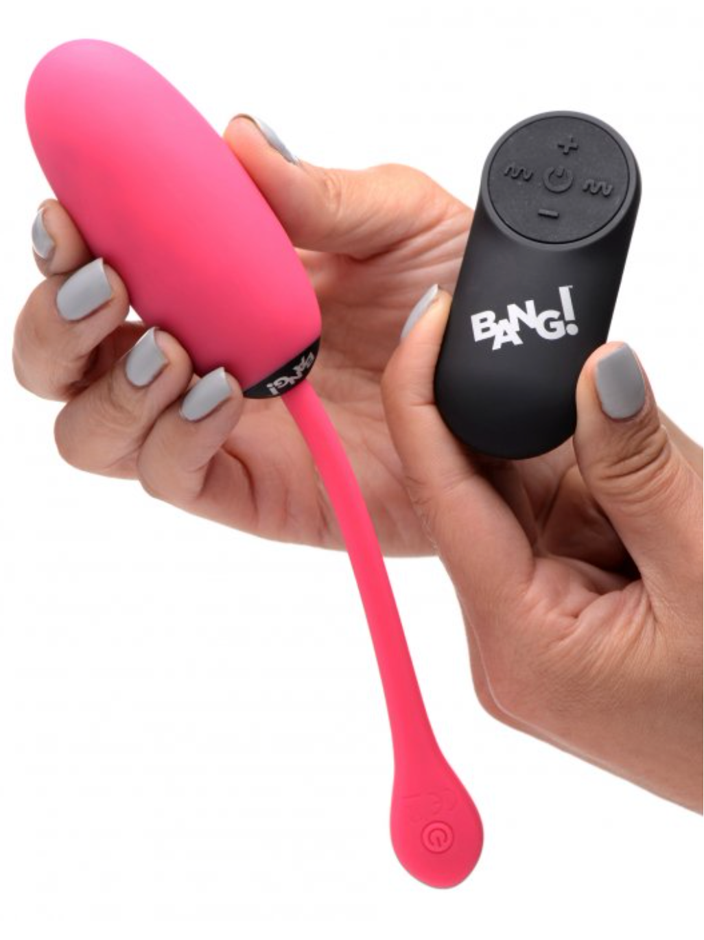 Remote Control 28X Silicone Plush Egg - Pink