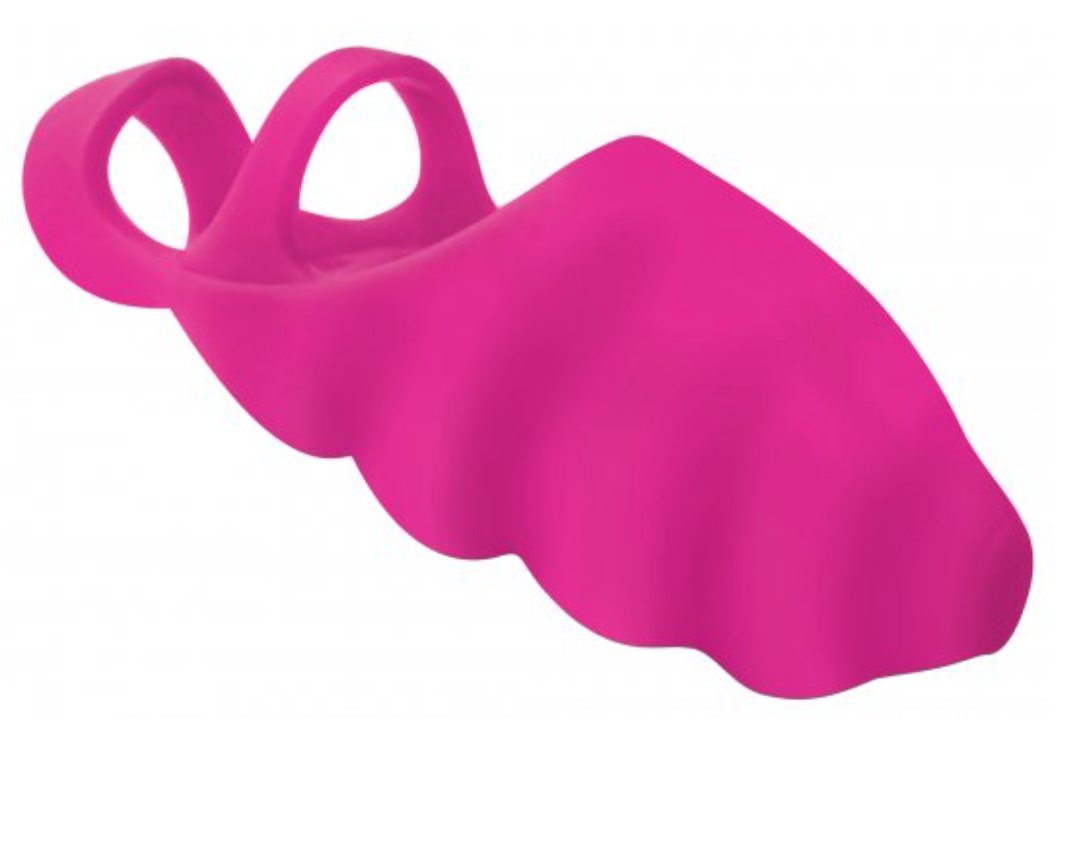 Thrill-Her Silicone Finger Vibrator - Pink