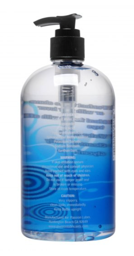 Passion Natural Water-Based Lubricant - 16 oz