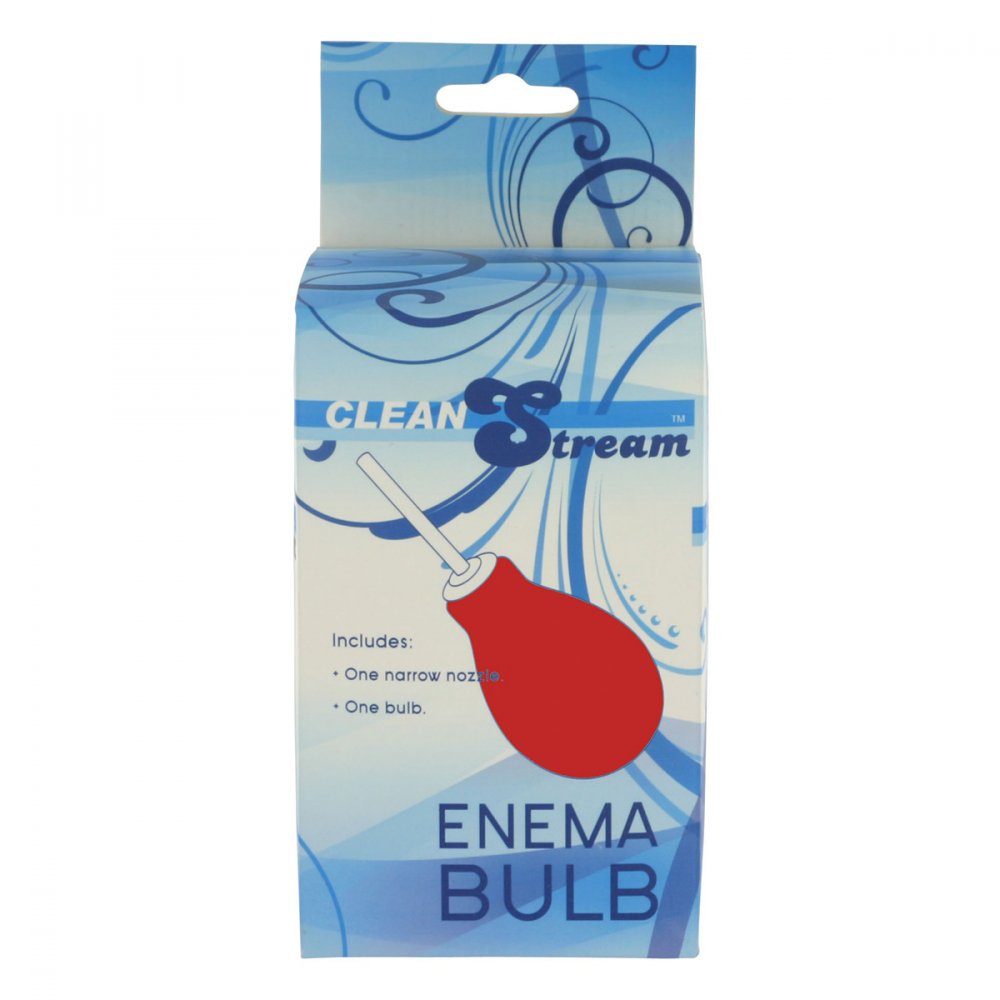 CleanStream Enema Bulb Red