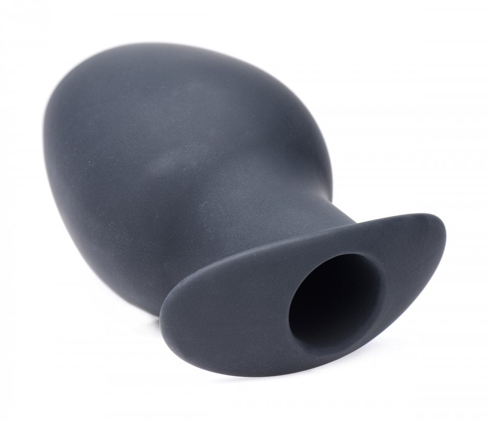 Ass Goblet Silicone Hollow Anal Plug - Large
