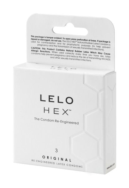 HEX™ Original Condoms, 3 Pack